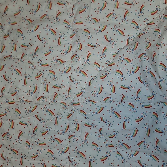 Vintage Disney baby blanket crib comforter blanket all over print multicolored - Picture 5 of 5